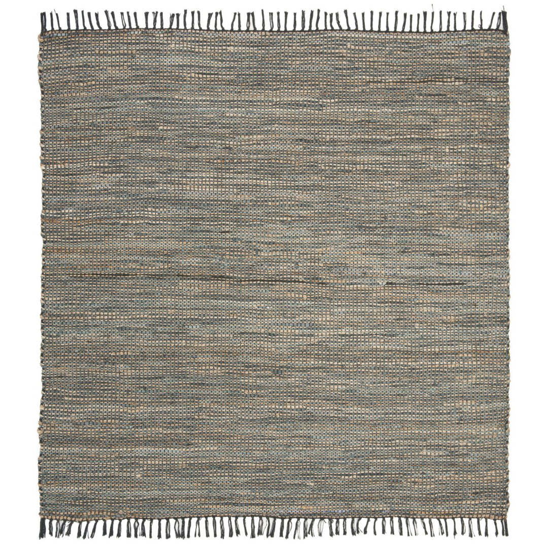 SAFAVIEH Vintage Leather VTL203F Handwoven Grey Rug Image 4