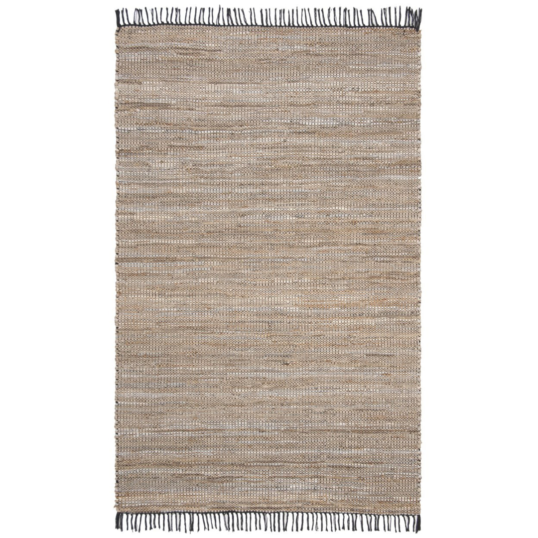 SAFAVIEH Vintage Leather VTL203B Handwoven Beige Rug Image 1