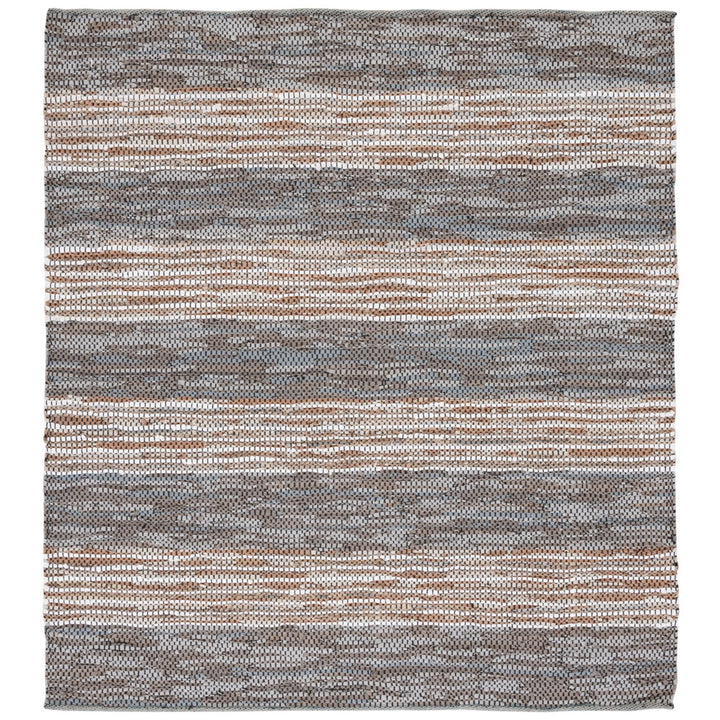 SAFAVIEH Vintage Leather VTL204F Grey / Natural Rug Image 1