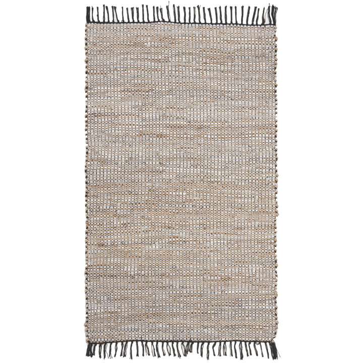 SAFAVIEH Vintage Leather VTL203G Handwoven Silver Rug Image 8