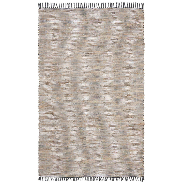 SAFAVIEH Vintage Leather VTL203G Handwoven Silver Rug Image 1