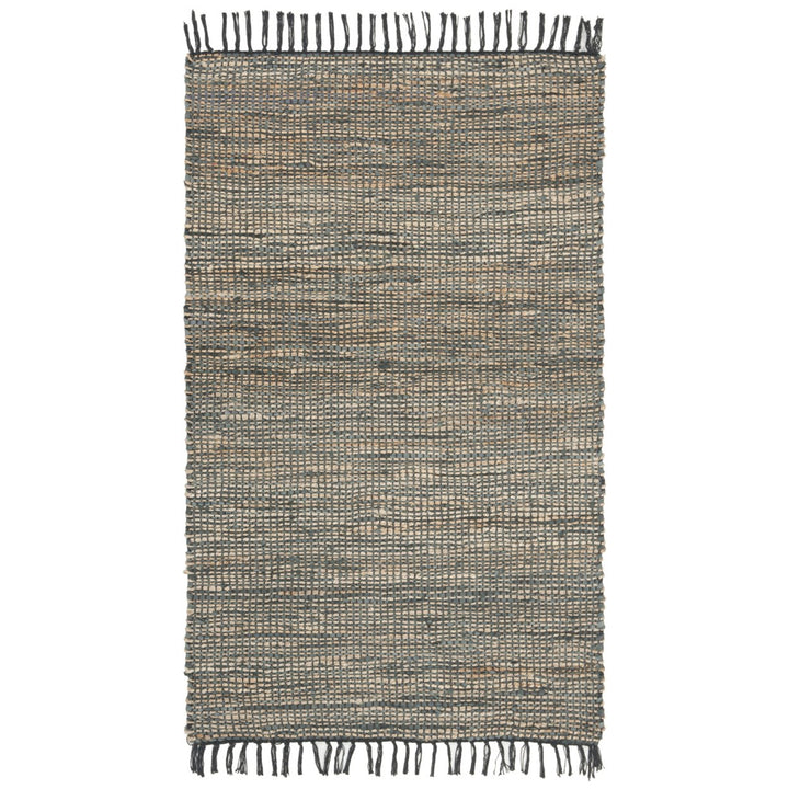 SAFAVIEH Vintage Leather VTL203F Handwoven Grey Rug Image 8