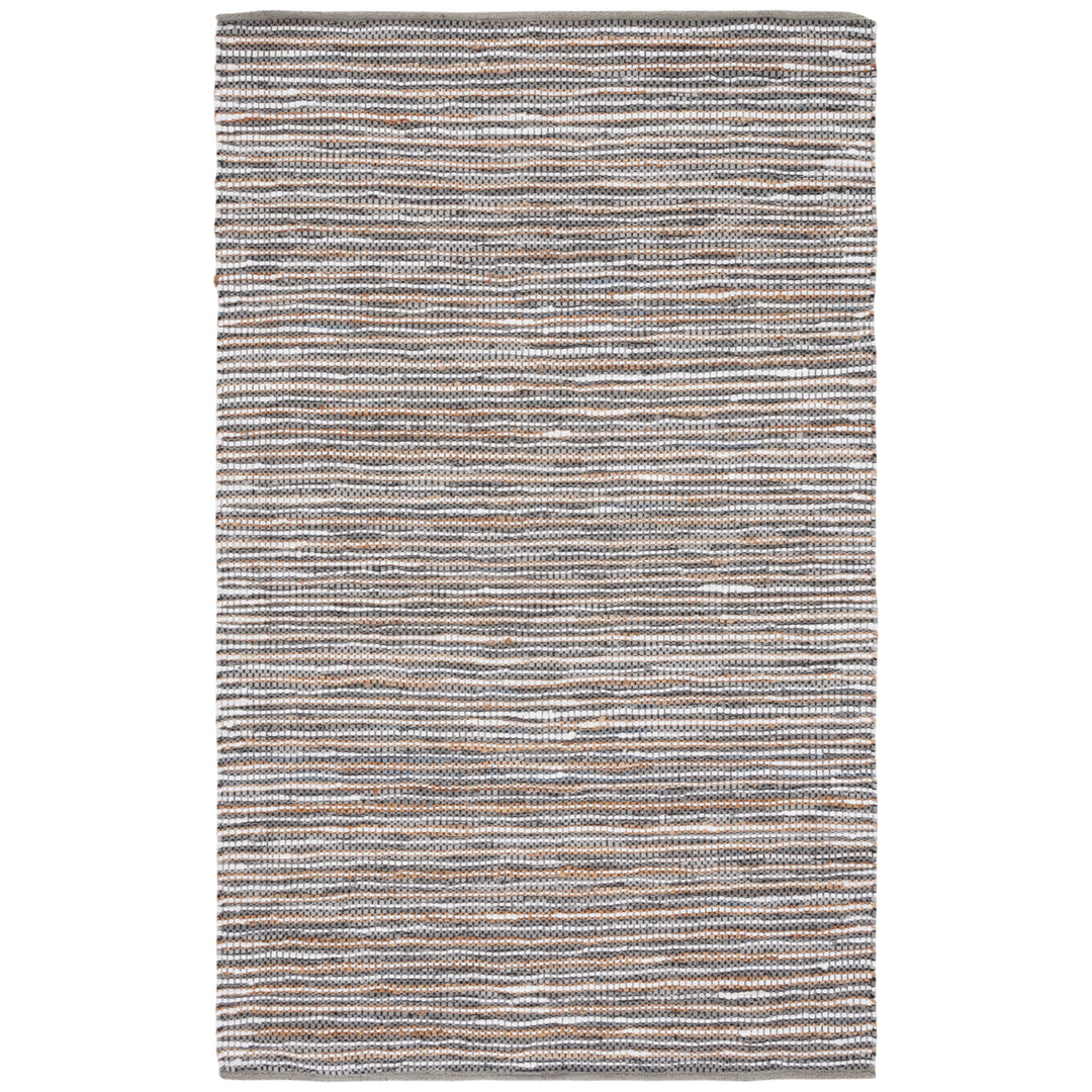 SAFAVIEH Vintage Leather VTL205F Grey / Ivory Rug Image 1