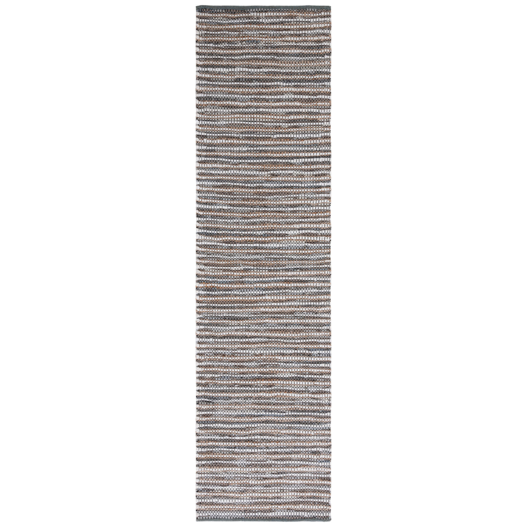 SAFAVIEH Vintage Leather VTL205F Grey / Ivory Rug Image 1