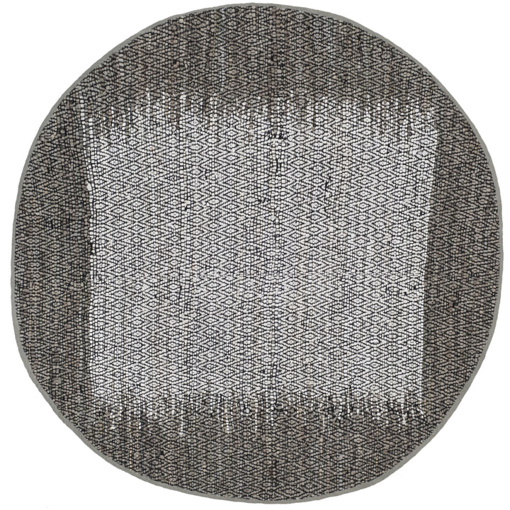 SAFAVIEH Vintage Leather VTL387A Light Grey / Grey Rug Image 4