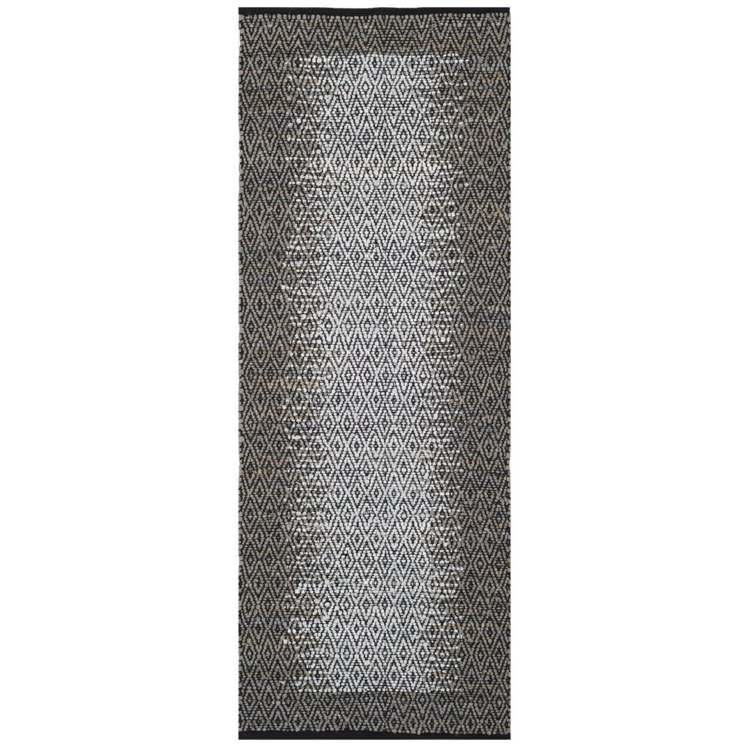 SAFAVIEH Vintage Leather VTL387A Light Grey / Grey Rug Image 5