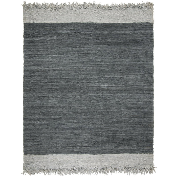 SAFAVIEH Vintage Leather VTL310A Light Grey / Dark Grey Rug Image 1