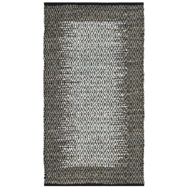 SAFAVIEH Vintage Leather VTL387A Light Grey / Grey Rug Image 8