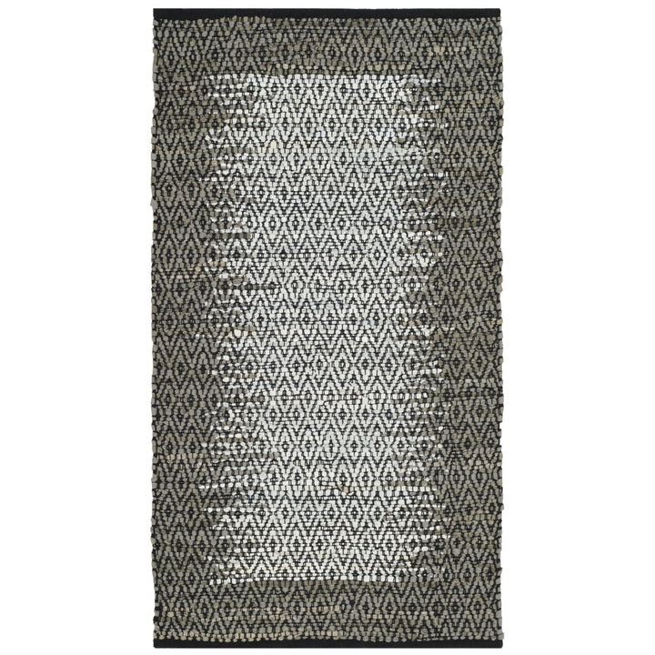 SAFAVIEH Vintage Leather VTL387A Light Grey / Grey Rug Image 1