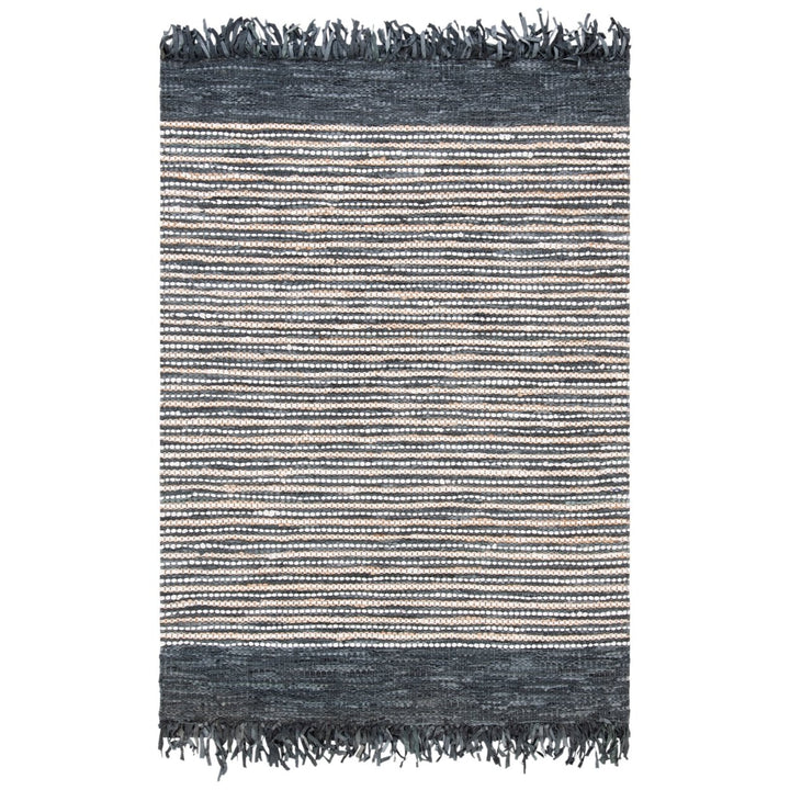 SAFAVIEH Vintage Leather VTL373D Dark Grey / Multi Rug Image 1