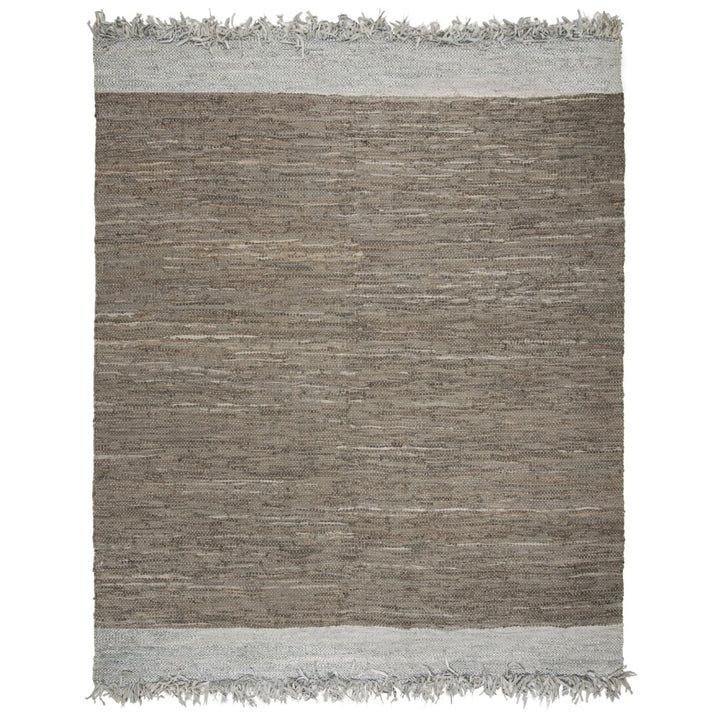 SAFAVIEH Vintage Leather VTL310D Light Grey / Taupe Rug Image 1