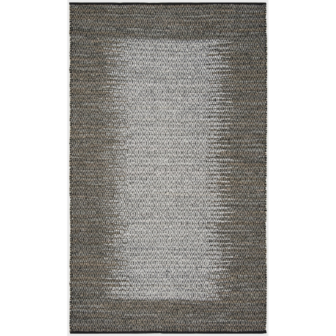 SAFAVIEH Vintage Leather VTL387A Light Grey / Grey Rug Image 10