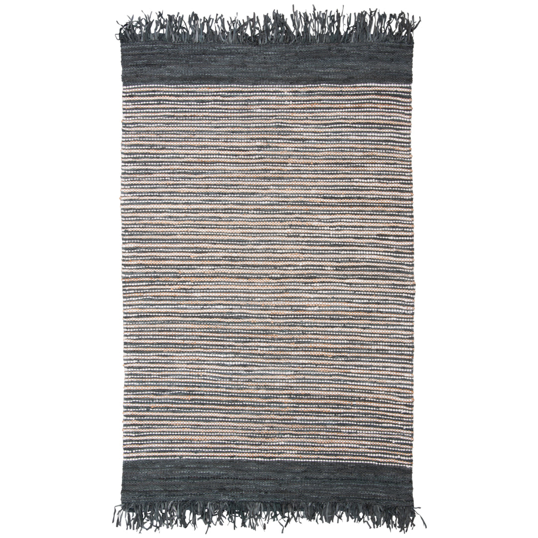 SAFAVIEH Vintage Leather VTL373D Dark Grey / Multi Rug Image 10