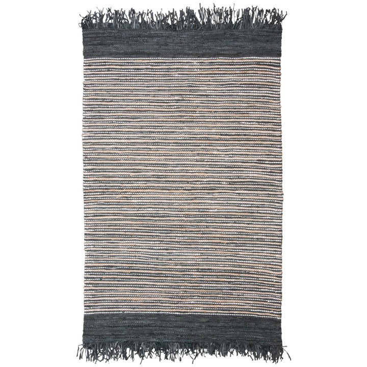 SAFAVIEH Vintage Leather VTL373D Dark Grey / Multi Rug Image 1