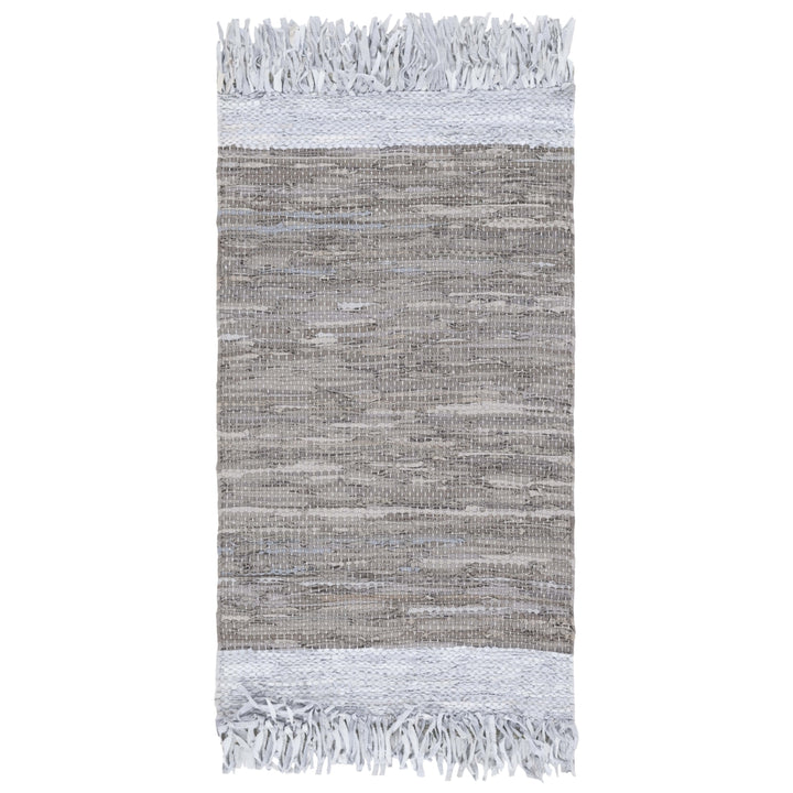 SAFAVIEH Vintage Leather VTL310D Light Grey / Taupe Rug Image 9