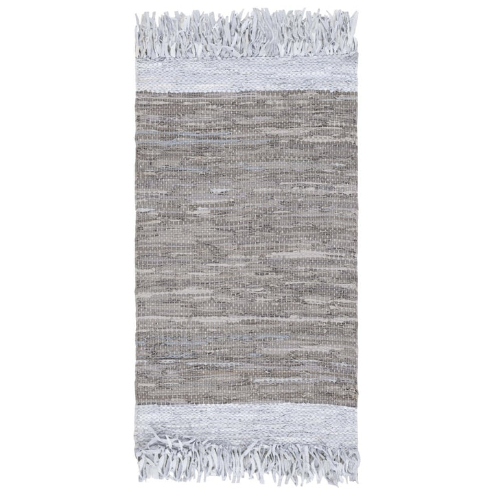 SAFAVIEH Vintage Leather VTL310D Light Grey / Taupe Rug Image 1