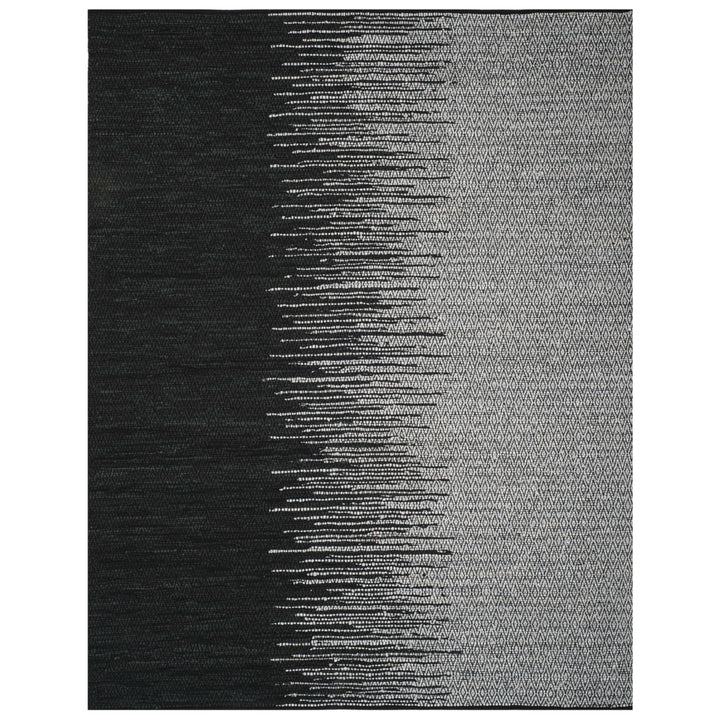SAFAVIEH Vintage Leather VTL388C Light Grey / Black Rug Image 1