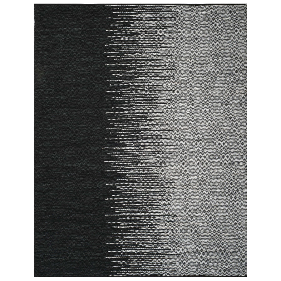 SAFAVIEH Vintage Leather VTL388C Light Grey / Black Rug Image 1