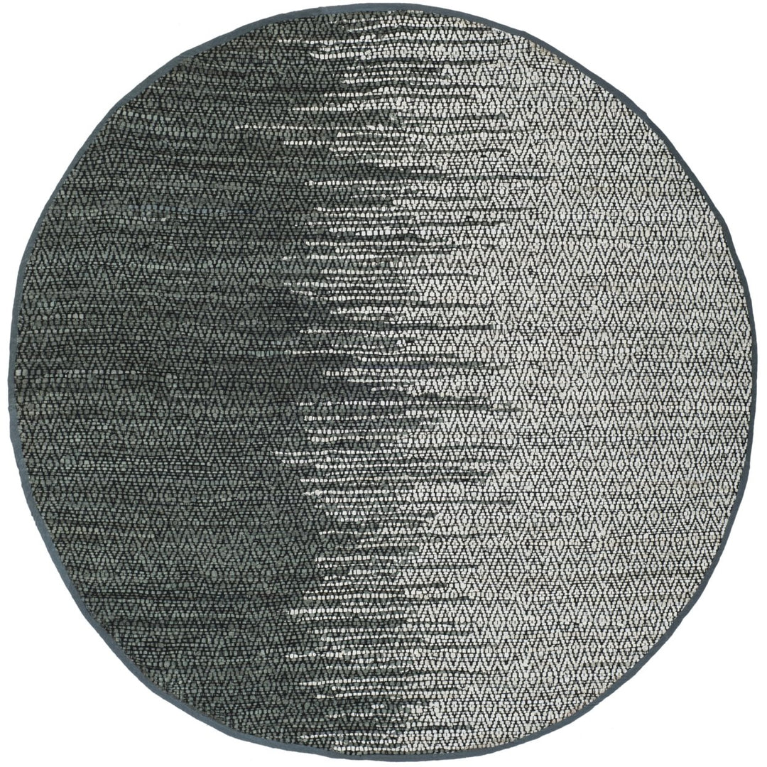 SAFAVIEH Vintage Leather VTL388B Light Grey / Charcoal Rug Image 4