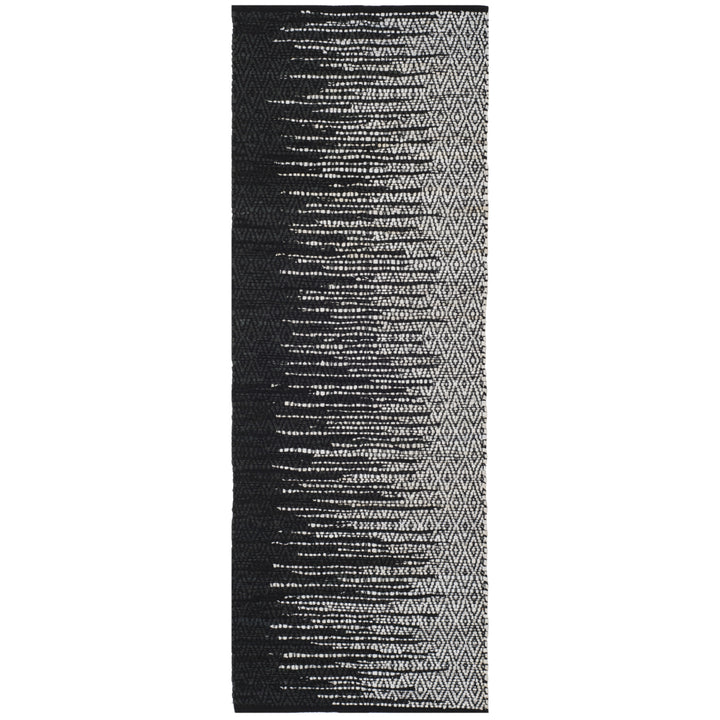 SAFAVIEH Vintage Leather VTL388C Light Grey / Black Rug Image 5