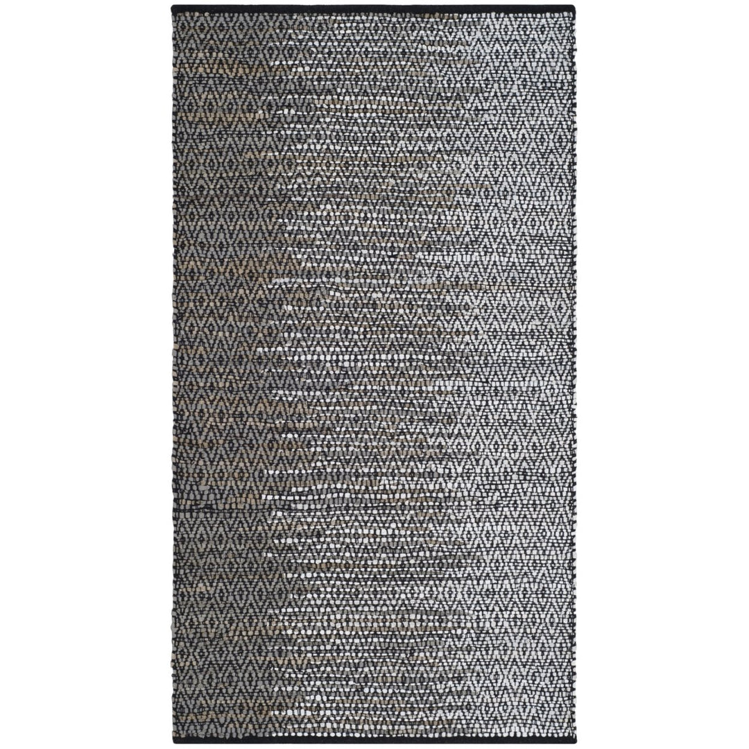 SAFAVIEH Vintage Leather VTL388A Light Grey / Grey Rug Image 1