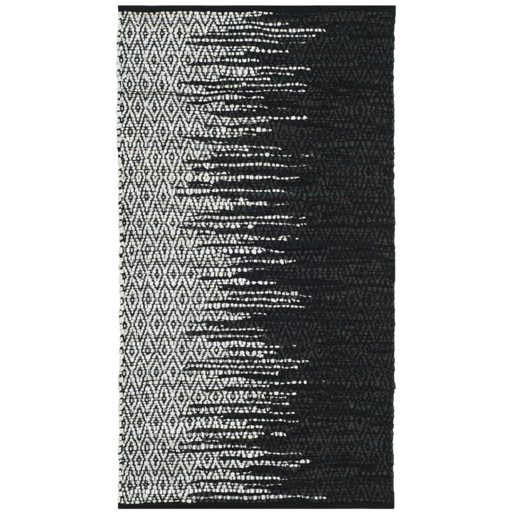 SAFAVIEH Vintage Leather VTL388C Light Grey / Black Rug Image 11