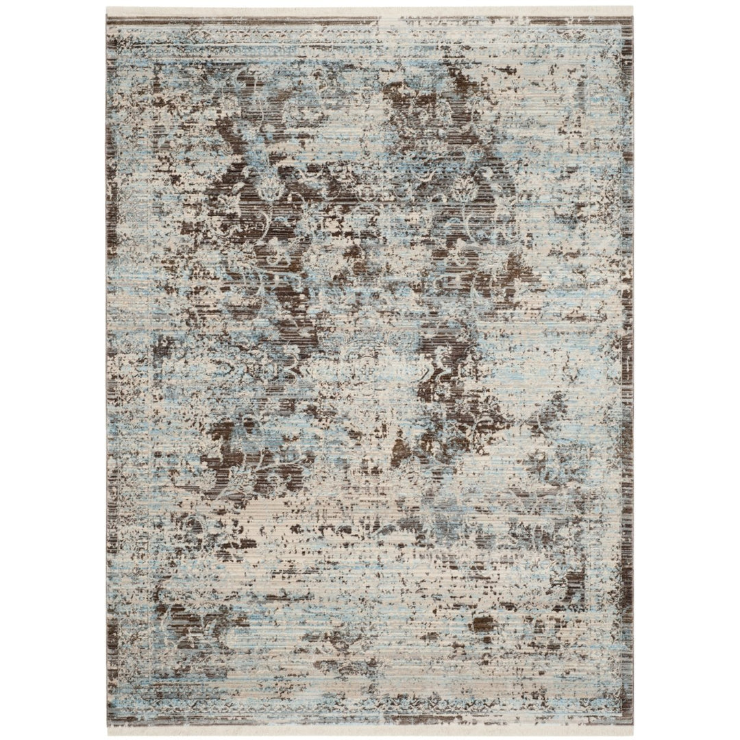 SAFAVIEH Vintage Persian VTP417T Brown /Light Blue Rug Image 1