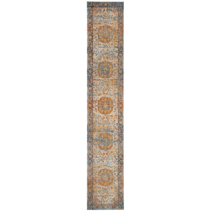 SAFAVIEH Vintage Persian VTP435B Blue / Multi Rug Image 2