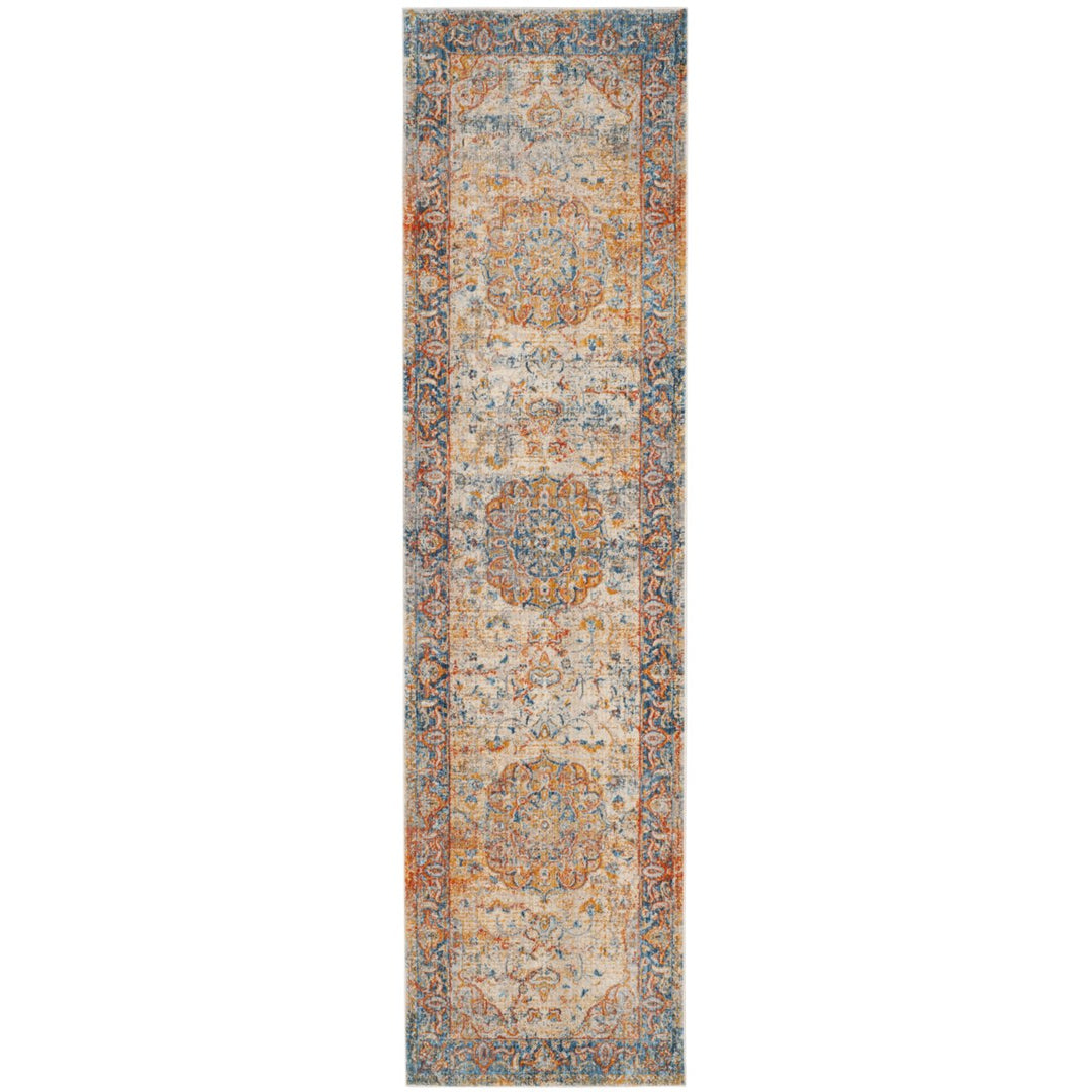 SAFAVIEH Vintage Persian VTP435B Blue / Multi Rug Image 3