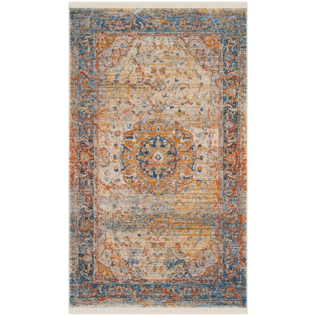 SAFAVIEH Vintage Persian VTP435B Blue / Multi Rug Image 1