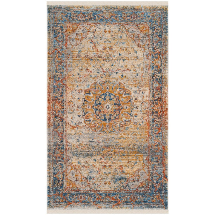 SAFAVIEH Vintage Persian VTP435B Blue / Multi Rug Image 1