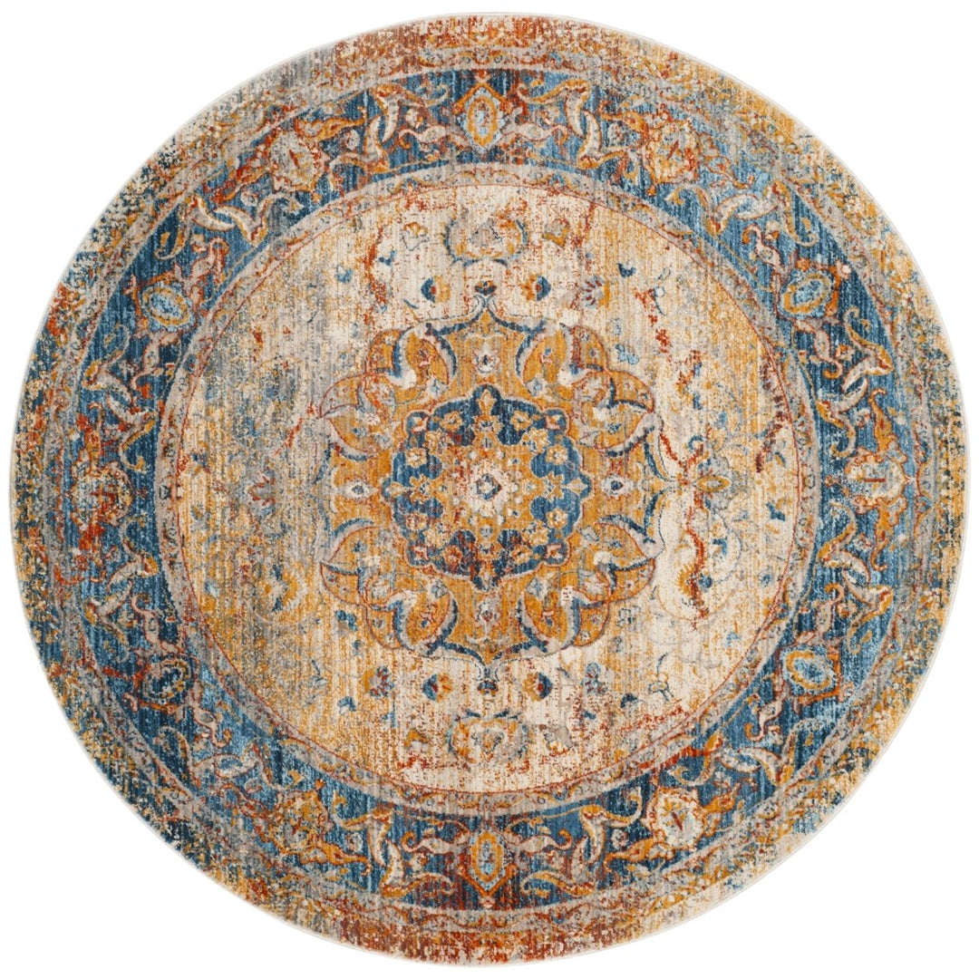 SAFAVIEH Vintage Persian VTP435B Blue / Multi Rug Image 6