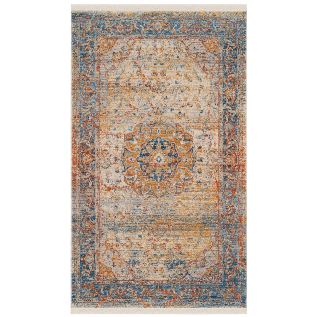 SAFAVIEH Vintage Persian VTP435B Blue / Multi Rug Image 7