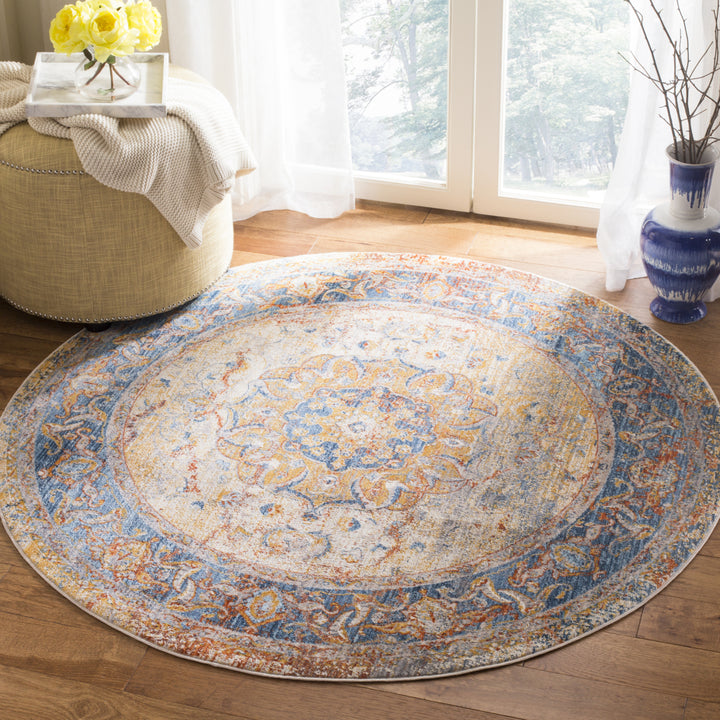 SAFAVIEH Vintage Persian VTP435B Blue / Multi Rug Image 8