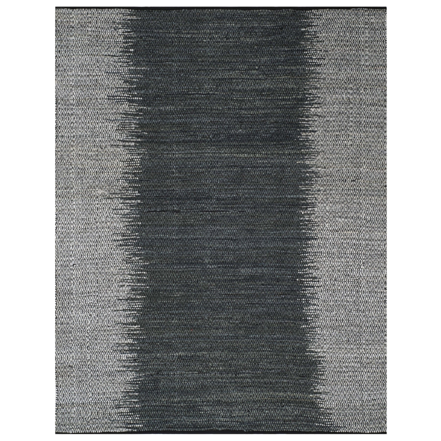 SAFAVIEH Vintage Leather VTL389B Light Grey / Charcoal Rug Image 1