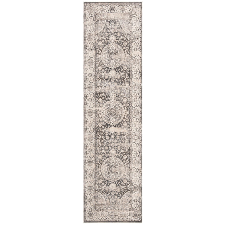 SAFAVIEH VTP457H Vintage Persian Dark Grey / Ivory Image 3