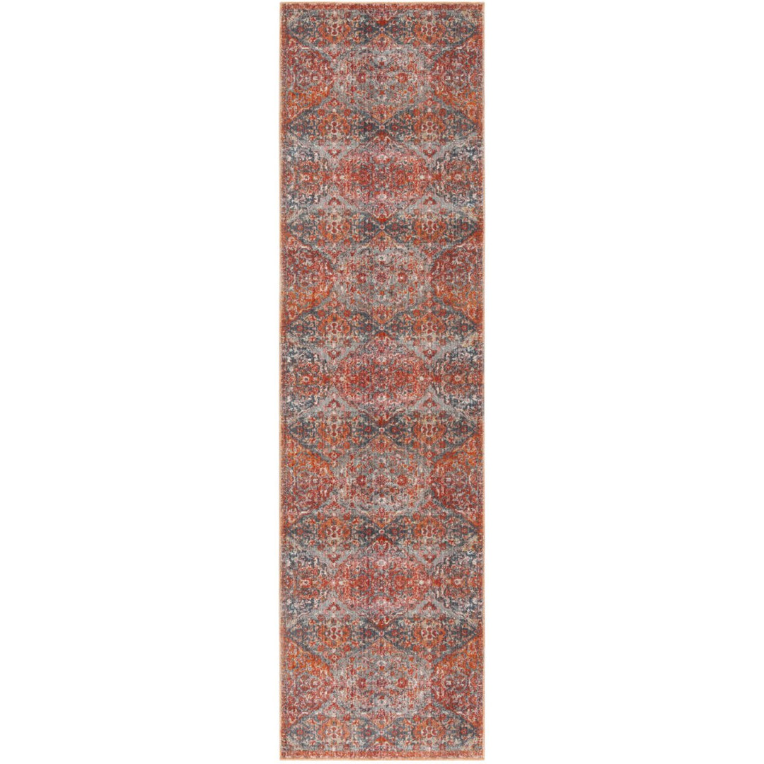 SAFAVIEH Vintage Persian VTP470J Aqua / Orange Rug Image 3