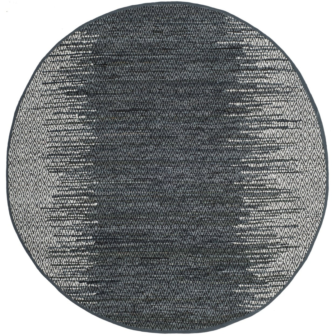 SAFAVIEH Vintage Leather VTL389B Light Grey / Charcoal Rug Image 4