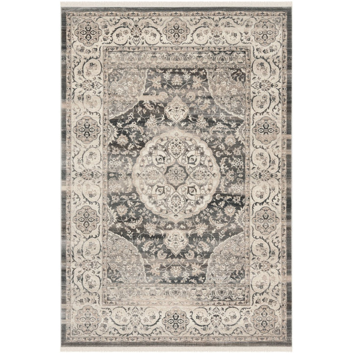 SAFAVIEH VTP457H Vintage Persian Dark Grey / Ivory Image 6