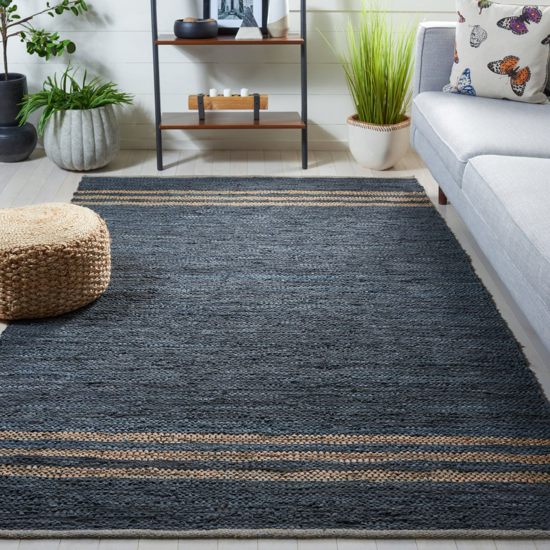 SAFAVIEH Vintage Leather VTL400M Blue / Beige Rug Image 1