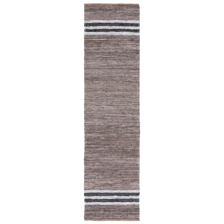 SAFAVIEH Vintage Leather VTL401F Grey / Beige Rug Image 1