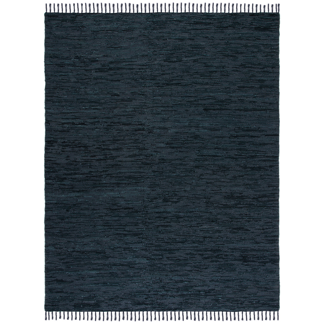 SAFAVIEH Vintage Leather VTL501Z Handwoven Black Rug Image 1