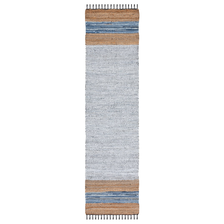 SAFAVIEH Vintage Leather VTL602F Grey / Natural Rug Image 3