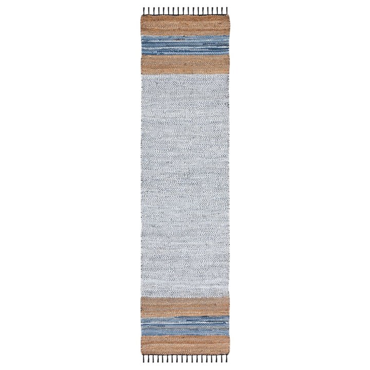 SAFAVIEH Vintage Leather VTL602F Grey / Natural Rug Image 1