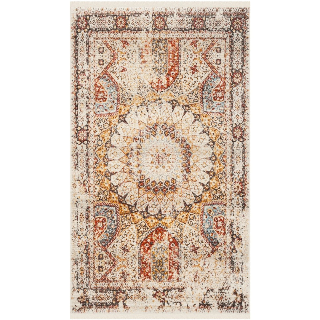 SAFAVIEH Vintage Persian VTP412R Cream / Rust Rug Image 1