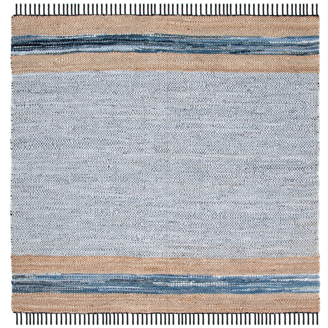 SAFAVIEH Vintage Leather VTL602F Grey / Natural Rug Image 1