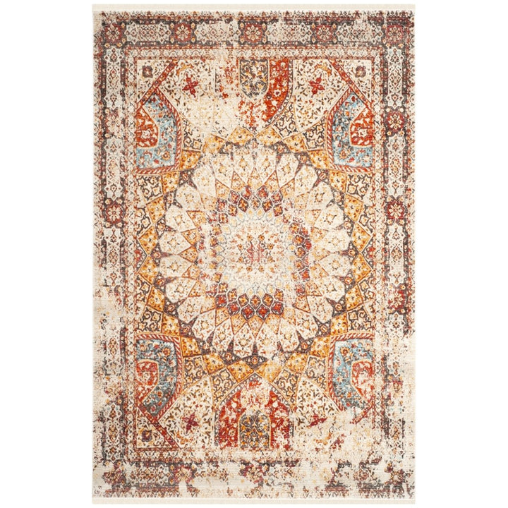 SAFAVIEH Vintage Persian VTP412R Cream / Rust Rug Image 1