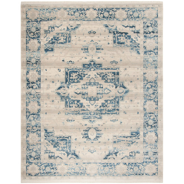 SAFAVIEH Vintage Persian VTP447M Ivory / Blue Rug Image 1