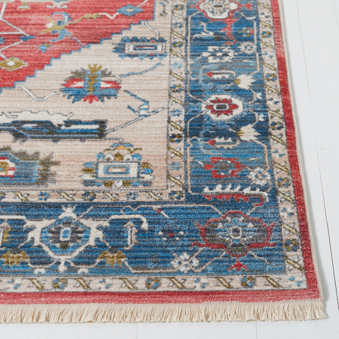 SAFAVIEH Vintage Persian Collection VTP477Q Red/Blue Rug Image 4