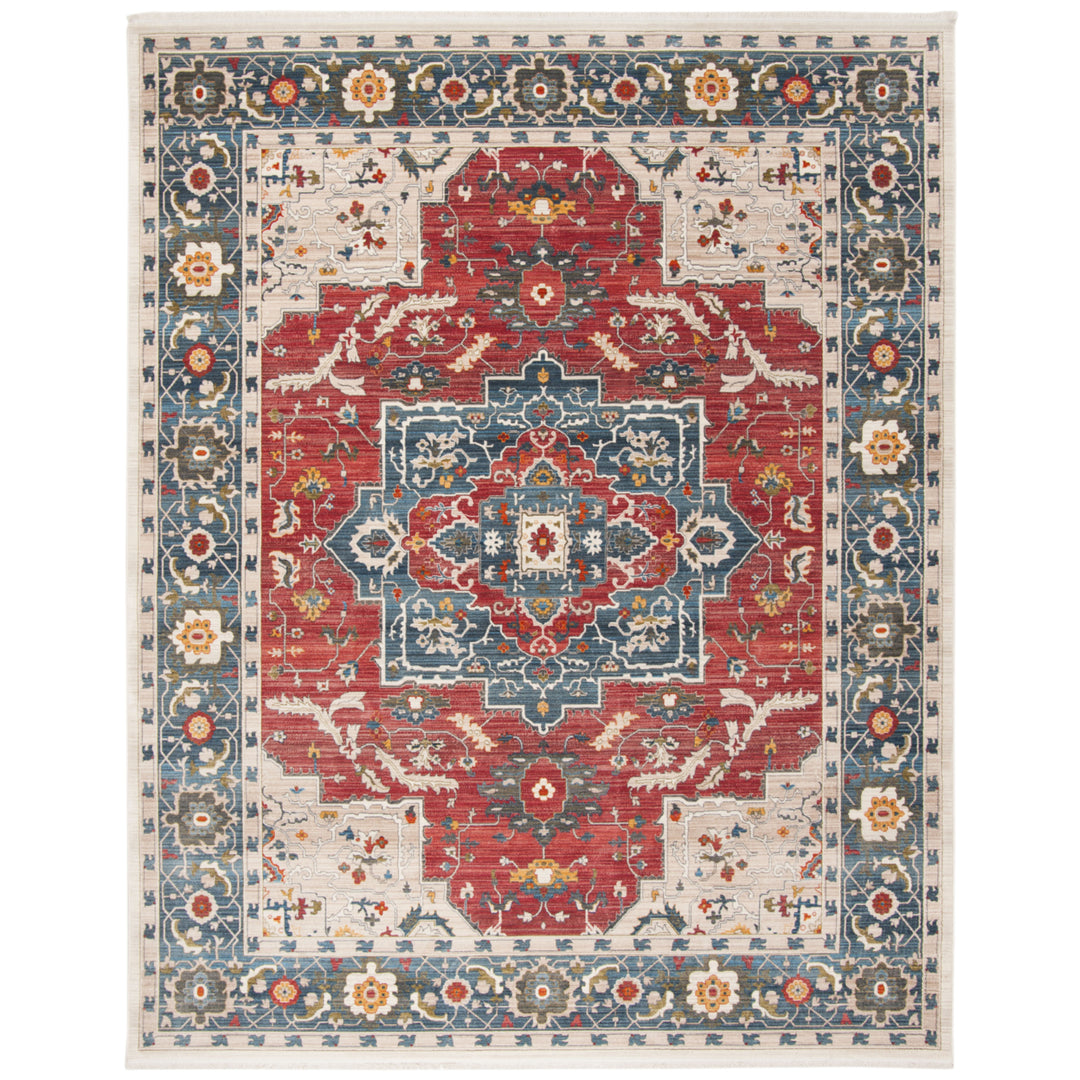 SAFAVIEH Vintage Persian Collection VTP478Q Red/Blue Rug Image 1